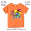 Poppy Playtime Gato Azul Poppy's Playtime Camiseta Niños Manga Corta Verano Moda Ins Ropa Infantil