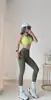 Pantalones de Yoga Yourou de Cintura Alta Alta Elasticidad para Mujer Sin Marcas Secado Rápido Ajustados para Correr Fitness Levantamiento de Glúteos Ropa Deportiva de Yoga