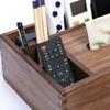 Caja de pañuelos de madera maciza de nogal negro para el hogar, sencilla, para escritorio, sala de estar, mesa de centro, caja de almacenamiento rectangular multifuncional, caja de pañuelos