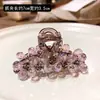Presilha de Cabelo de Cristal de Alta Qualidade com Adornos de Diamante de Luxo Leve para Mulheres com Cabelo Fino, Novo Estilo de Presilha Completa para a Parte de Trás da Cabeça, Presilha para Meio Preso Acessório de Cabelo