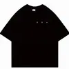 Nueva Marca de Moda Verano Sencilla Camiseta de Manga Corta con Cuello Redondo Estampada para Hombres y Mujeres, Camiseta Básica Versátil Holgada de Manga Corta Tendencia