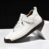 Zapatos de mujer cosidos hechos a mano más vendidos transfronterizos, zapatos de pareja, zapatos planos de otoño/invierno, zapatos casuales y botas Martin 9888