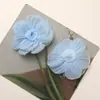 Primavera e Verão Doce Garota da Vizinhança Chiffon Borda Queimada Rosa diy Mori Versátil Presilha de Borda Corsage Corda de Cabelo Acessórios para Roupas