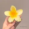 Grampo de Cabelo de Ovo Yimengling para Mulheres, Presilha de Tubarão de Tamanho Médio para Penteados Semi-Presos, Acessório de Cabelo Feito à Mão