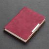 Libreta pequeña A7, práctica libreta de piel de oveja, portátil, de bolsillo, de cuero