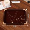 Caja de Almacenamiento para Pulseras Wenwan 2025 Estilo Nuevo Cuentas de Buda Pulsera de Jade Alta Gama Exquisita Caja de Joyería de Madera Maciza de Alta Gama