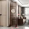 Nueva Pantalla Divisoria Estilo Chino para Sala de Estar, Plegable y Móvil, Madera Maciza, Estilo Chino, Entrada, Oficina, Divisor Decorativo Hueco