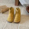 Botas Curtas de Verão para Comércio Exterior 2026 Novo Estilo Botas Vazadas Respiráveis da Moda Sandálias Romanas Sandálias da Moda para Meninas