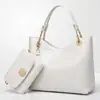 26 anos Conjunto de duas peças coreano europeu elegante padrão de crocodilo bolsa feminina de um ombro essencial para sair bolsa tote feminina