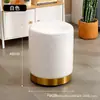 Penteadeira quarto banqueta de maquiagem banqueta de lazer para casa banqueta de mesa de jantar banqueta de sofá da sala banqueta redonda para trocar de sapatos banqueta redonda