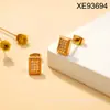 Moda Acero Inoxidable Fino Joyería al por Mayor Chapado en Oro de 18K Circonita CNC Corazón Infinito Aretes Pequeños de Tachuela para Mujeres