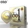 Condón Olo Ultra Fino Gama Completa 001 Cero Sensación Delgado Duradero Partículas Condón Sexy Suministros de Planificación Familiar para Adultos