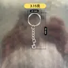 Llavero de Anillo Plano Ecológico Sin Níquel con Mosquetón Cadena para Llavero Anillo de Llave Llavero con Mosquetón