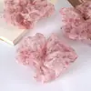 Goma para el Cabello de Malla Floral Rosa Estilo Coreano Anillo para el Cabello Flor de Intestino Delgado para Mujeres Goma para el Cabello Súper Hermosa Nuevo Estilo 2026