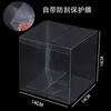 Em estoque Caixa Transparente PET Caixa de Embalagem para Papelaria de Disco Caixa de Plástico PVC Caixa de Armazenamento à Prova de Poeira para Mãos Bubble Mart
