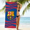 Toalla de Playa con Insignia de Club de Equipo de Fútbol de Amazon Transfronterizo Microfibra Estampado de Playa Toalla de Baño Toalla de Secado Rápido