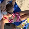 Biquíni Swimsuit Estilo Coreano 2026 para Mulheres, Conjunto Sexy de Duas Peças Xadrez Vermelho, Calcinha de Cintura Alta, Férias