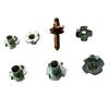 Clavos de Cuatro Patas Métricos 5 6 8 10 1/4 5/16 3/8 Pulgada para Muebles Plancha de Hierro Ondulada en Frío Tuerca Embebida Clavos de Cuatro Garras