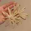 Pendientes Grandes de Flor Estilo Resort junto al Mar, Pendientes de Botón de Estrella de Rafia de Alta Gama de Venta Caliente, Pendientes Elegantes de Nicho
