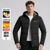 Jaqueta de Algodão Masculina 3D Quente Fashionável Solta Cor Sólida Amazon Transfronteiriça de Inverno 2026 Requer Conversão de Tamanho