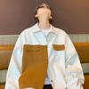 Chaqueta Camisa de Manga Larga Estilo Francés para Hombre, Primavera y Otoño, Nuevo Estilo de Puning, Guangdong, Chaqueta Camisa Fresca y Atractiva Estilo Coreano