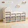 Prateleira de Armazenamento de Brinquedos Yinghe Prateleira de Armazenamento de Grande Capacidade Armário de Armazenamento Doméstico para Bebês Multicamadas Armário Artefato de Classificação para Bebês