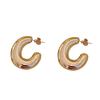 Pendientes personalizados de moda sencilla europea y americana, pendientes regordetes exagerados, diseño de nicho de lujo ligero, pendientes de alta calidad al por mayor