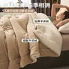 Manta de lana de cordero de doble capa, manta de leche de lana, colcha fina para todas las estaciones, colcha fina multifuncional para siestas con aire acondicionado y viajes