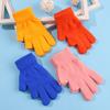 Luvas Finas Femininas para Outono e Inverno, Luvas Quentes de Meio Dedo com Dois Dedos Expostos para Escrever, Luvas de Condução para Estudantes, Lã Tricotada