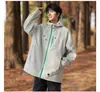 Comercio Exterior Chaqueta Holgada para Hombre de Primavera y Otoño Impermeable Cortavientos Softshell Cortavientos para Hombre Ropa Colorida para Viajes Senderismo Montañismo
