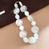 Conjunto de collar y aretes de cuentas redondas acrílicas transfronterizo europeo y americano, accesorios de moda para el día a día con diseño versátil