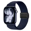 Pulseira Aplicável para Apple Watch iWatch 11ª Geração Ultra3/SE Cinco Anéis Respirável Nylon Solo Loop Nova Estilo