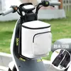 Bolsa Frontal Grande Impermeável para Venda por Atacado para Patinetes Elétricos, Bolsa para Pilotagem de Motocicleta, Armazenamento de Capa de Chuva, Bolsa para Pendurar Capacete de Bicicleta Elétrica