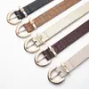 Cinturón Nuevo de Cuero PU para Mujer Moda Casual Versátil Versión Coreana Personalidad Moderno Gama Alta Popular Cinturón Transfronterizo