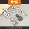 Tirador de cremallera de metal n.º. 5 Tiradores de Aleación de Zinc Forma de Letra Personalizada Blanco Mate Pistola