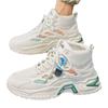 Sapatos Masculinos Inverno 2025 Novo Estilo Tênis Esportivos Jovens Casuais de Cano Alto Malha Respirável Aumentadores de Altura Sapatos de Pai Versáteis Tendência