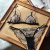 2026 Nueva Lencería Sexy Pura Estilo Francés para Mujeres, Transpirable Ultra-delgada Cierre Frontal Pecho Pequeño Push-up Encaje Espalda Hermosa Sujetador