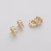Cor preservando 14K ouro zircão grande furo roda pingente pingente diy handmade pulseira colar material ornamento