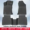 Adecuado para Subaru Outback Modelo 2026 Alfombrillas de Piso para Coche y Alfombrilla de Maletero 3D para Todo Clima de TPE