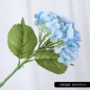 Hortensia simulada de rama grande transfronteriza, estilo europeo, para el hogar, boda, decoración floral, flor falsa, cinta hidratante, hortensia simulada
