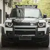 Adecuado para Land Rover Defender parachoques delantero 110 negro mate 90 negro brillante parachoques delantero