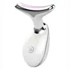 Dispositivo de belleza para el cuello de 7 colores importado para masajear las líneas del cuello, dispositivo de belleza vibratorio transfronterizo para rostro en V, instrumento de belleza pequeño tipo delfín portátil para uso doméstico
