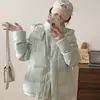 ¡La Serie de Cinco Piezas de Lu! Chaqueta Acolchada Gruesa Cálida para Exteriores de Patos Blancos a Prueba de Agua y Tres Pruebas, con Capucha, Corte Ajustado, Venta Caliente para Pareja