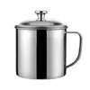 Olla de Aceite de Acero Inoxidable 304 para Uso Doméstico con Filtro, Contenedor de Almacenamiento de Aceite con Tapa, Olla Filtro de Aceite de Cocina 1