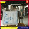 Alimentador a vácuo de aço inoxidável direto da fábrica, transportador sem poeira para pó de medicamento, equipamento de alimentação móvel ajustável