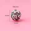 Prata Pura S999 Contas de Prata Dura 3D Barril com Mantra de Seis Caracteres Contas Espaçadoras Material para Miçangas Artesanais DIY Acessórios para Tecelagem de Pulseiras