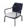 Cadeira de Rattan para Varanda Individual Design de Exterior Lazer Mesa de Café ao Ar Livre Combinação Sofá Cadeira para Pátio Terraço Proteção Solar Tecelagem de Rattan