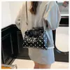 Bolso de Mujer de Lunares, Bolso de Hombro de Gran Capacidad, Bolso de Mano Personalizado para Otoño e Invierno con Lazo, Bolso de Axila, Bolso de Lunares, Lote Pequeño
