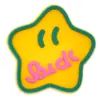 Venda Quente Desenho Animado Estrela Pvc Plano Decorativo Macio Aplique Acessórios de Cabelo Capa de Celular Estrela de Cinco Pontas DIY Acessórios de Joia
