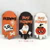 Halloween Transfronterizo Nuevos Colgantes de Madera Decoraciones Festivas Colgantes de Puerta Artesanías de Madera Colgantes de Halloween